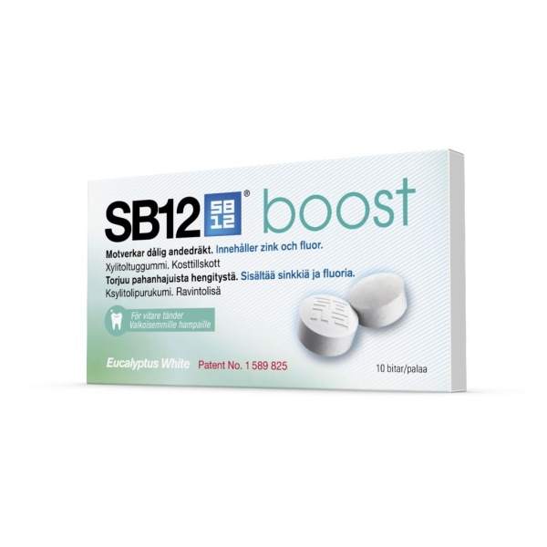 SB12 Boost Eucalyptus White 10 st