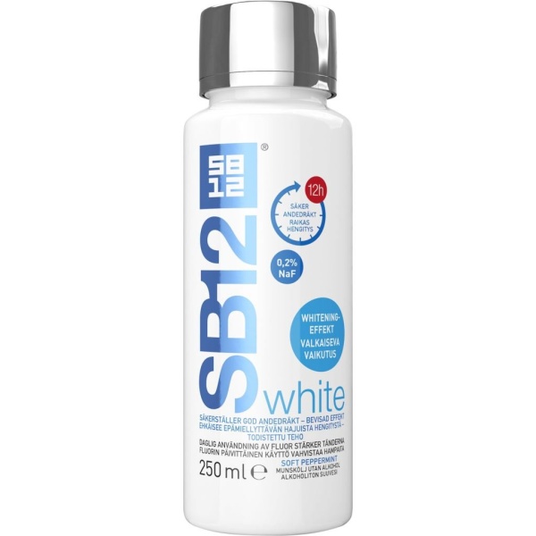 SB12 White Munskölj 250 ml