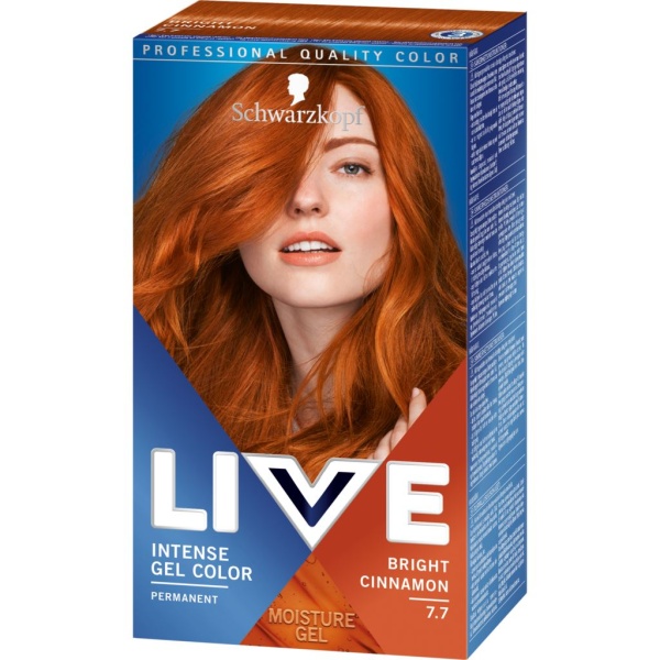 Schwarzkopf LIVE 7.7 Bright Cinnamon 1 st