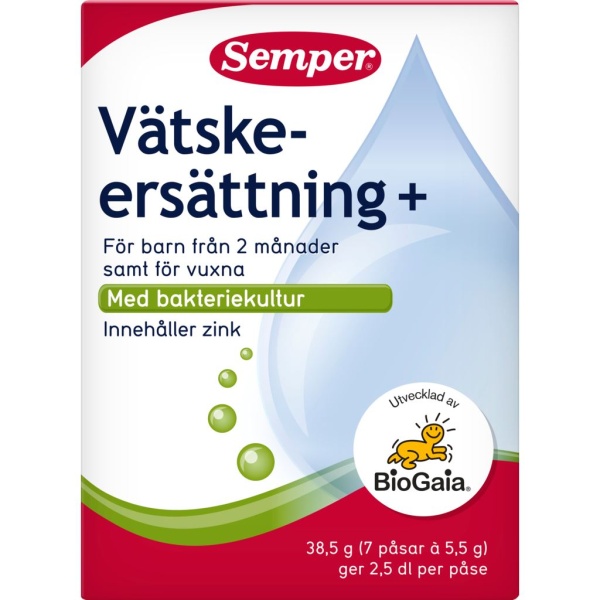 Semper Vätskeersättning & Bakteriekultur 38,5 g