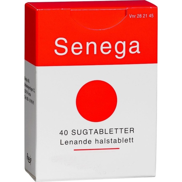 Senega Halstabeltter 40 st