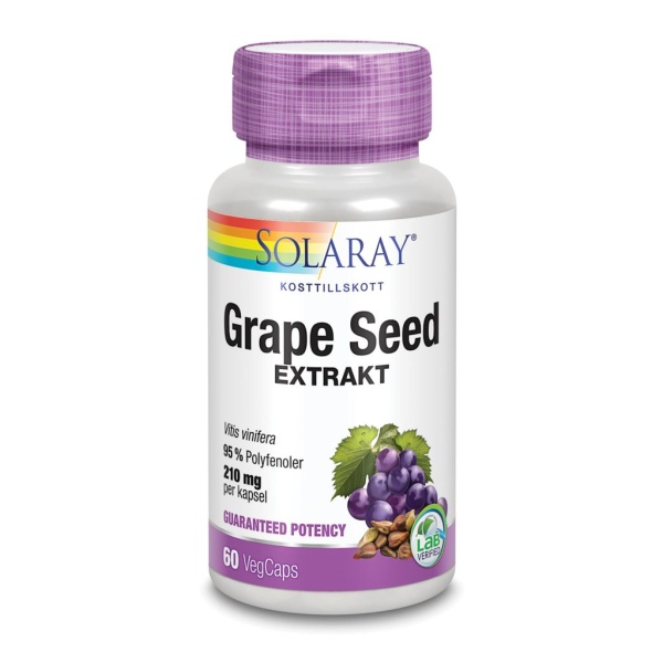 Solaray Grape Seed 60 kapslar