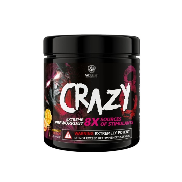 Swedish Supplements Crazy 8 Mango Peach 260 g