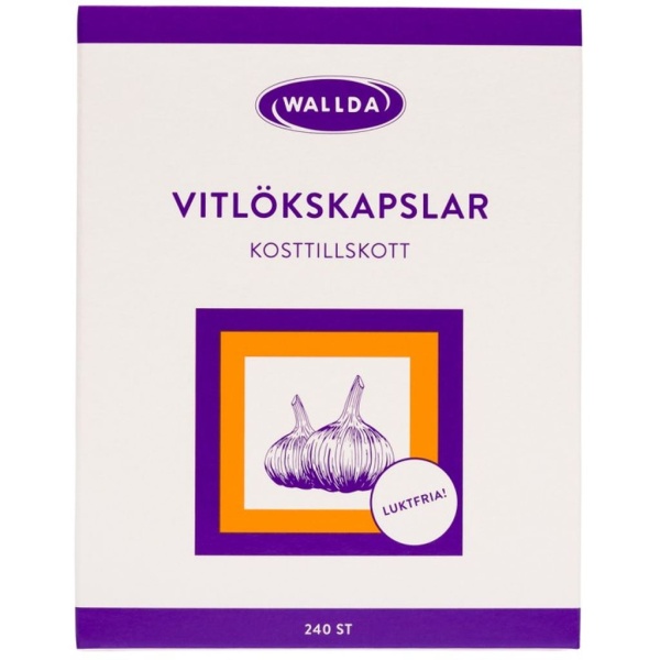 Wallda Vitlökskapslar 240 st