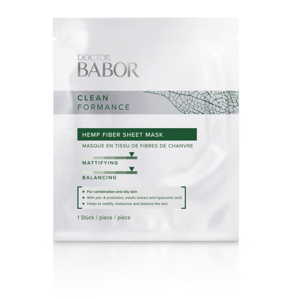 BABOR DOCTOR BABOR CleanFormance Hemp Fiber Sheet Mask 1 st