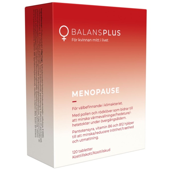 Balans Plus Menopause Pollenextrakt 120 tabletter