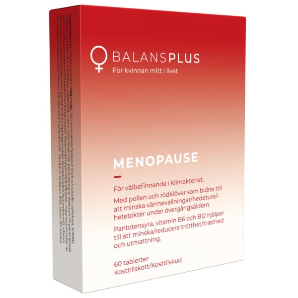 Balans Plus Menopause Pollenextrakt 60 tabletter