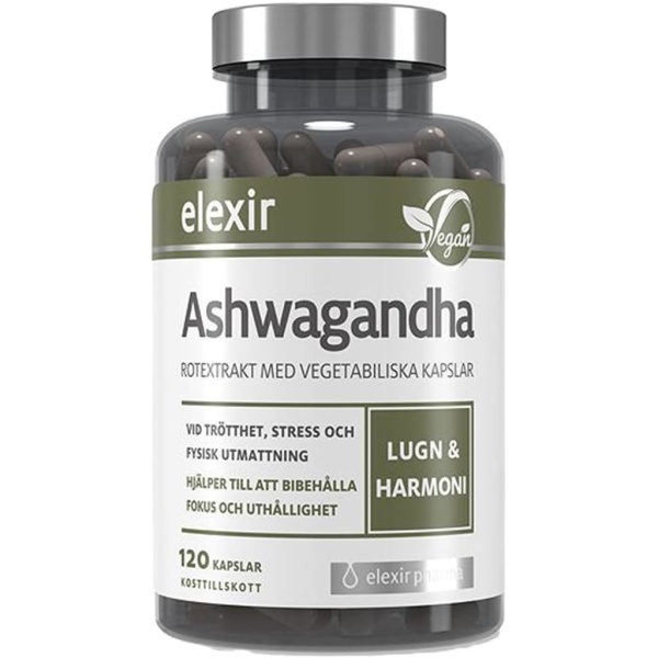 Elexir Ashwagandha 120 kapslar