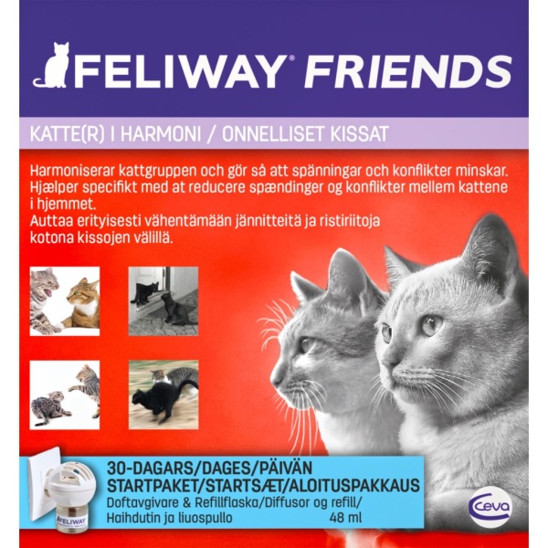 Feliway Friends Doftavgivare & Refill 48 ml