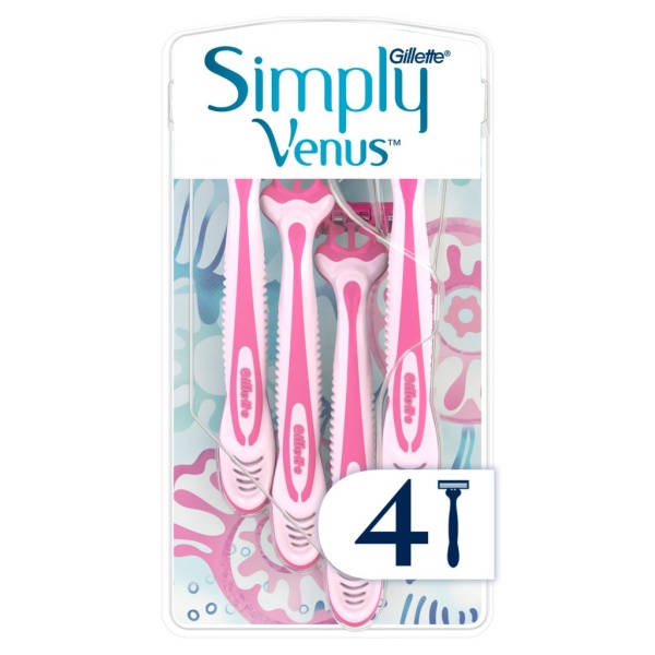 Gillette Simply Venus 3 Engångsrakhyvlar 4 st