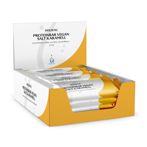 Holistic Proteinbar Salt Karamell 12 x 50 g