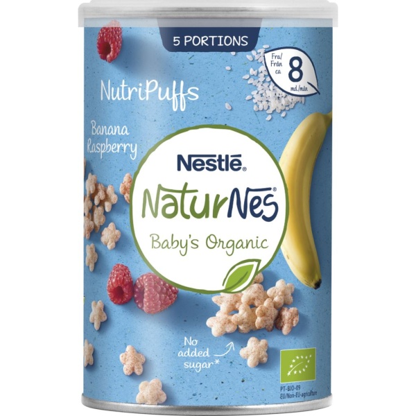 Nestlé NaturNes NutriPuffs Banana & Rasberry 35 g