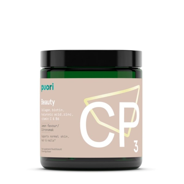 Puori CP3 Kollagen, Vitaminer & Mineraler Citron 185 g