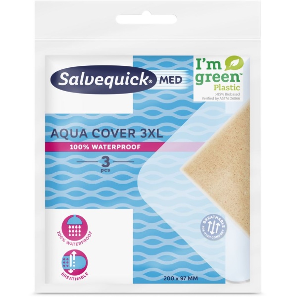 Salvequick Med Aqua Cover 3XL 3 st