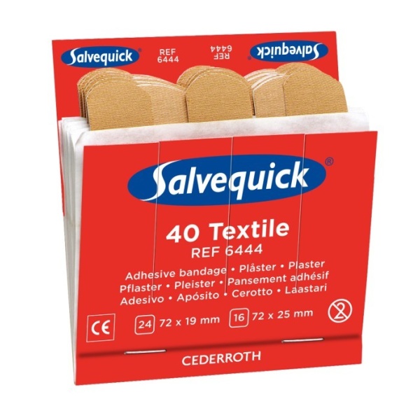 Salvequick Textilplåster refill 40 st