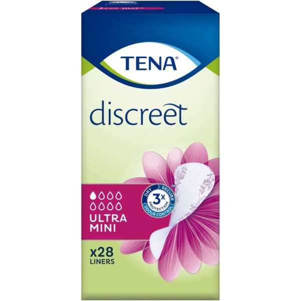 TENA Discreet Ultra Mini Inkontinensskydd 28 st