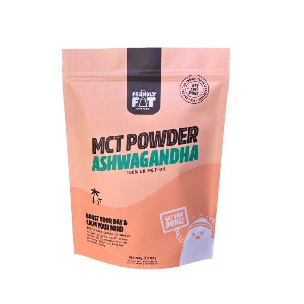 The Friendly Fat Company MCT Pulver Ashwagandha 260 g