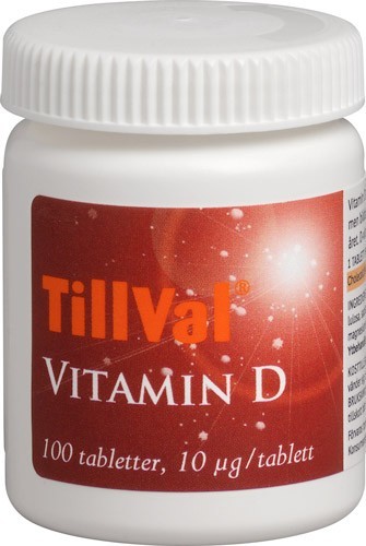 TillVal Vitamin D 100 tabletter