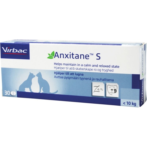 Virbac Anxitane S Tablett till Katter & Små hundar 30 st