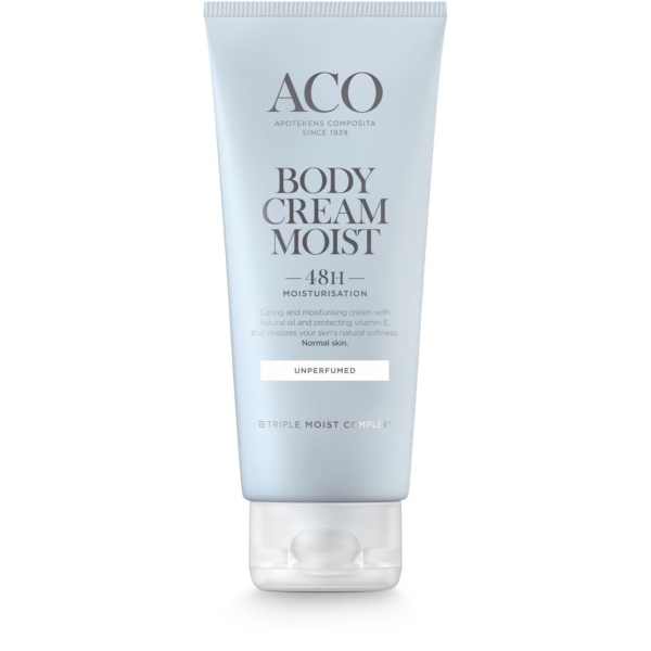 ACO Body Cream Moist Oparfymerad 200 ml