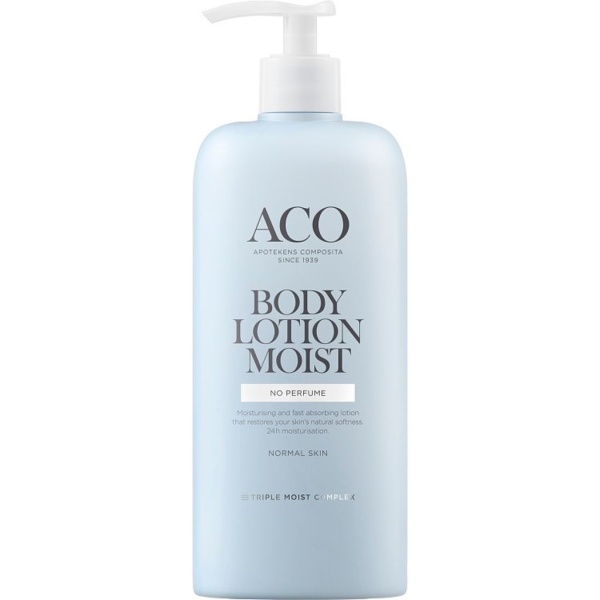 ACO Body Lotion Moist No Perfume Kroppslotion 400 ml