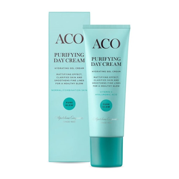 ACO Face Pure Glow Purifying Day Cream Dagkräm 50 ml