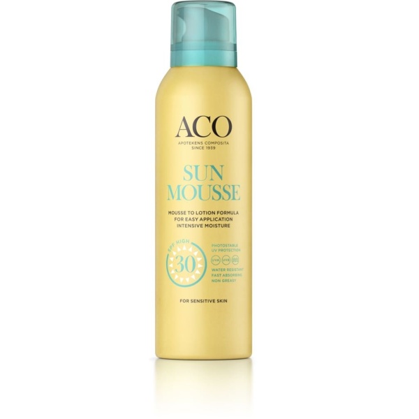 ACO Sun Body Mousse SPF30 Oparfymerad 150 ml