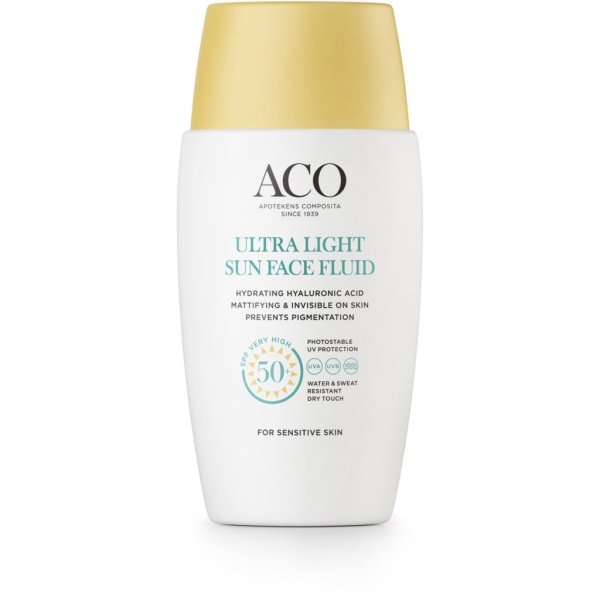 ACO Sun Ultra Light Face Fluid SPF50+ 40 ml