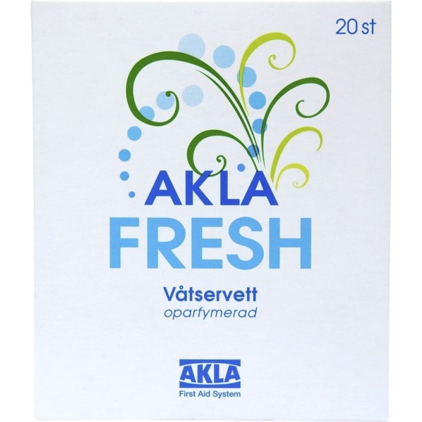 AKLA Fresh våtservett oparfymerad 20 st