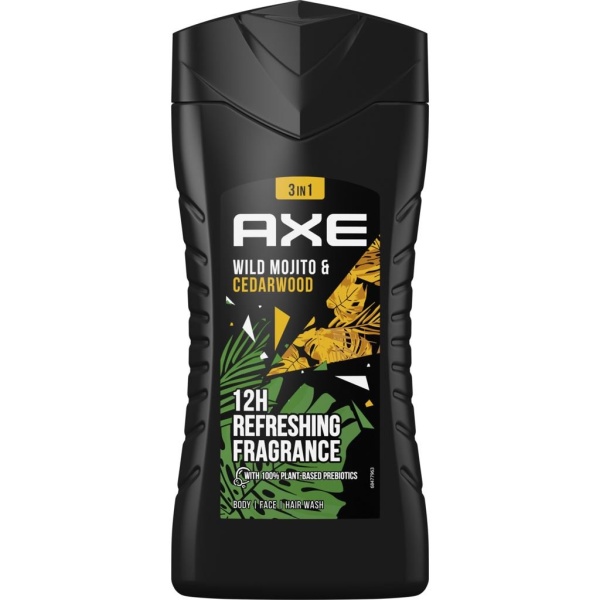 AXE Wild Mojito & Cederwood 3-in-1 Duschgel 250 ml