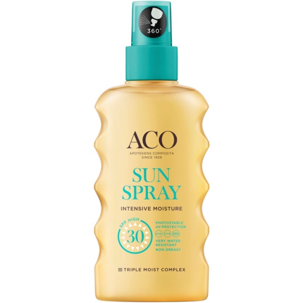 Aco Sun Pump Spray SPF30 Solskydd Kropp 175 ml