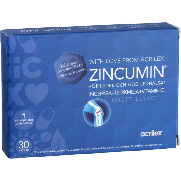Acrilex Zincumin 30 kapslar