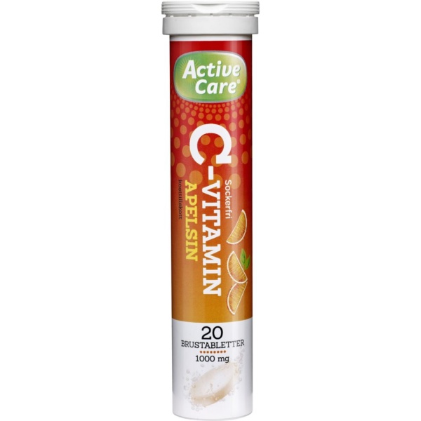 Active Care C-vitamin Apelsin 20 st