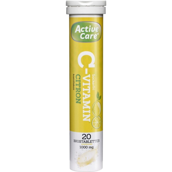Active Care C-vitamin citron 20 st