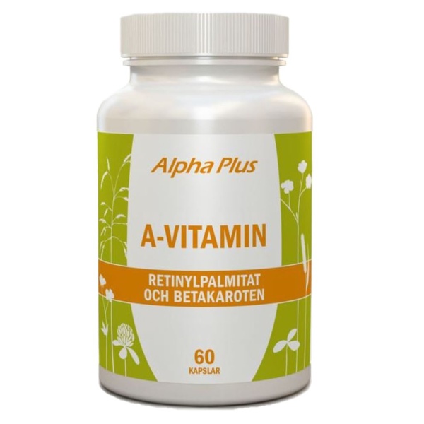 Alpha Plus A-vitamin 60 kapslar