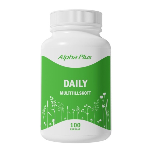 Alpha Plus Daily Multitillskott 100 kapslar