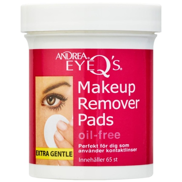 Andrea EyeQ's Oil-Free makeup Remover Pads 65 st