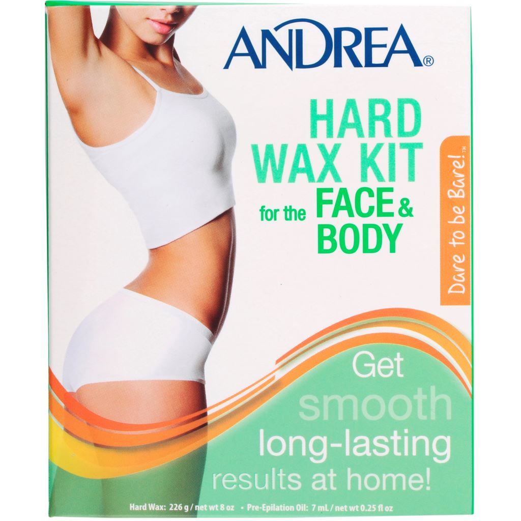 Andrea Hard Wax Kit Face & Body 226 g + 7 ml