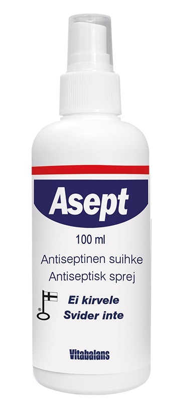 Asept Multifuktionell Antiseptisk Spray 100 ml