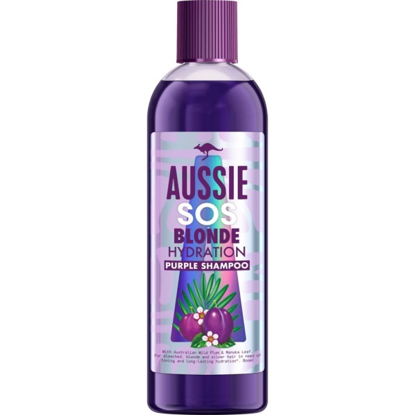 Aussie SOS Blonde Hydration Purple Shampoo 200 ml
