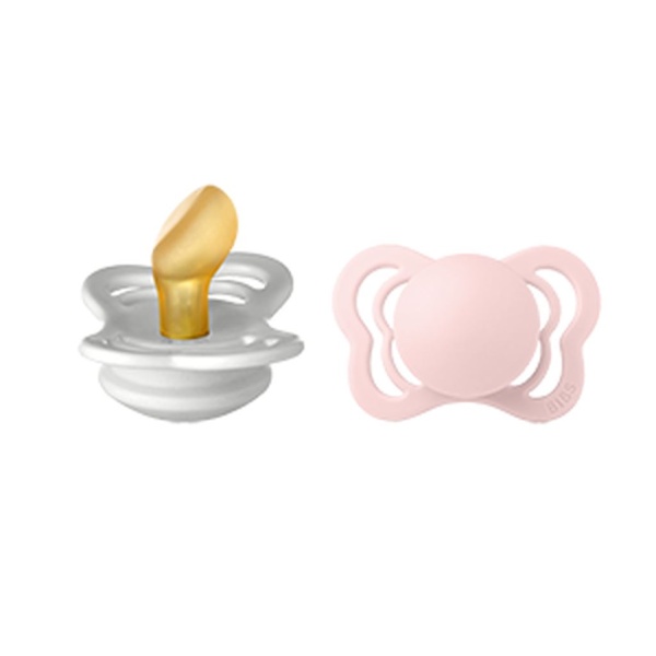 BIBS Couture Latex 0+ månader Size 1 Haze/Blossom 2 st