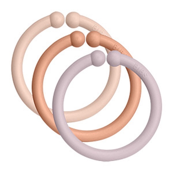 BIBS Loops Blush/Peach/Dusky Lilac 12 st