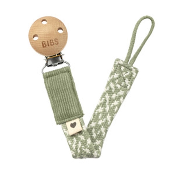 BIBS Pacifier Braid Sage/Ivory 1 st