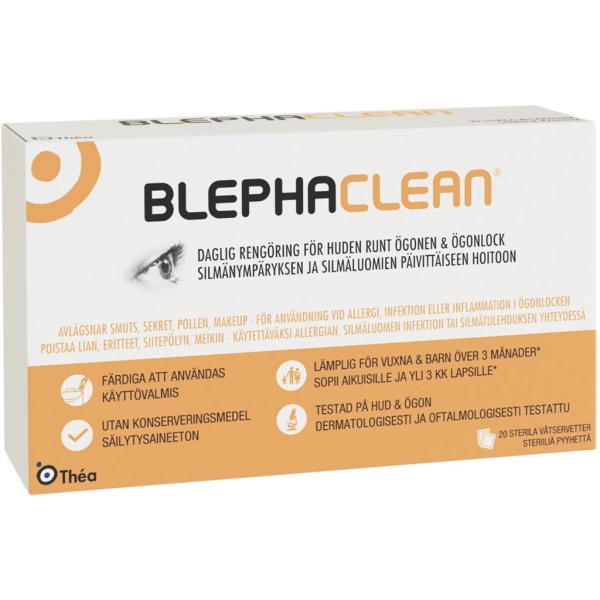 BLEPHA BlephaClean Sterila Våtservetter 20 st