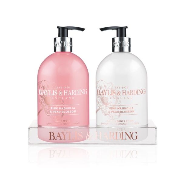 Baylis & Harding Signature Pink Magnolia & Pear Blossom Set 2 x 500 ml