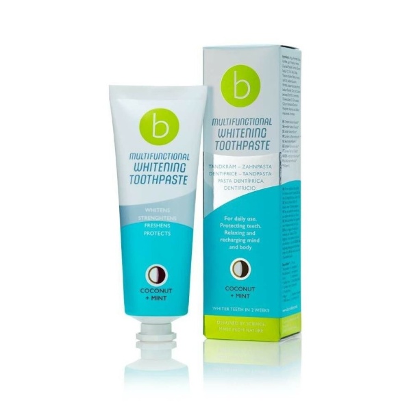 Beconfident Multifunctional Whitening Tandkräm Kokos + Mint 75 ml