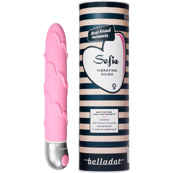 Belladot Sofia Vibrating Dildo Rosa