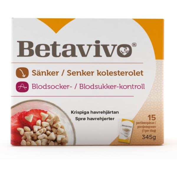 Betavivo Havrehjärtan 15 portioner