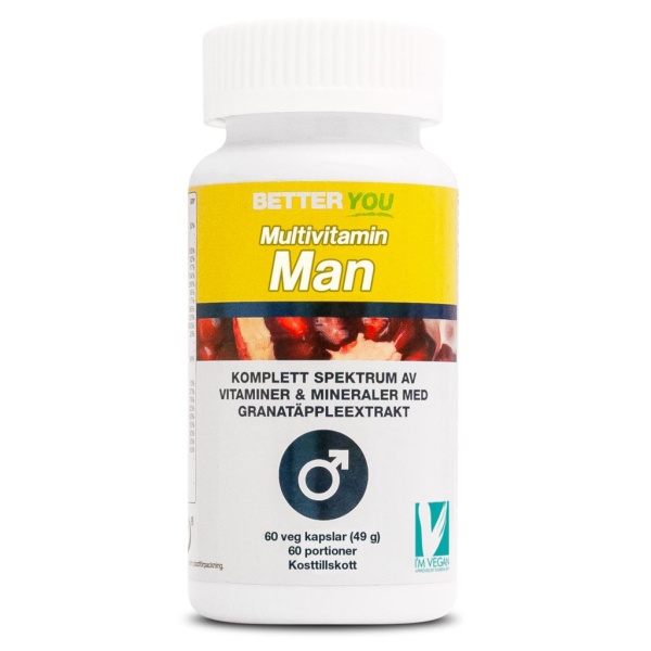 Better You Multivitamin Man 60 kapslar