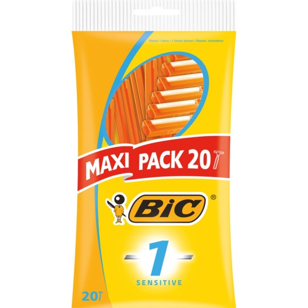 Bic 1 Sensitive rakhyvlar 20 st